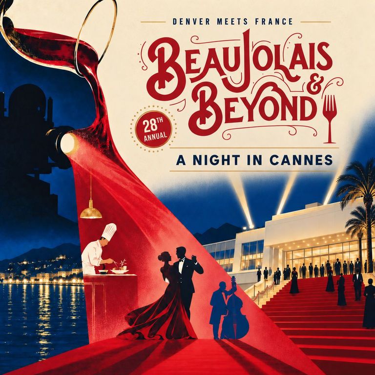 28th Annual Beaujolais & Beyond 2026: A Night in Cannes event poster